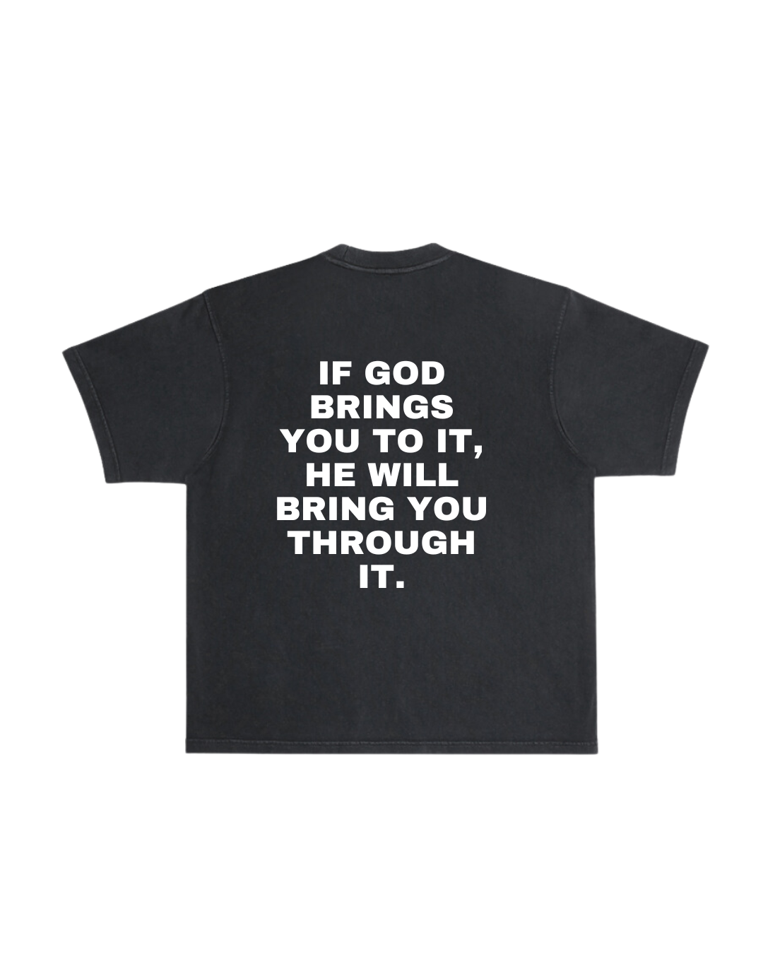 IF GOD... BLACK TEE