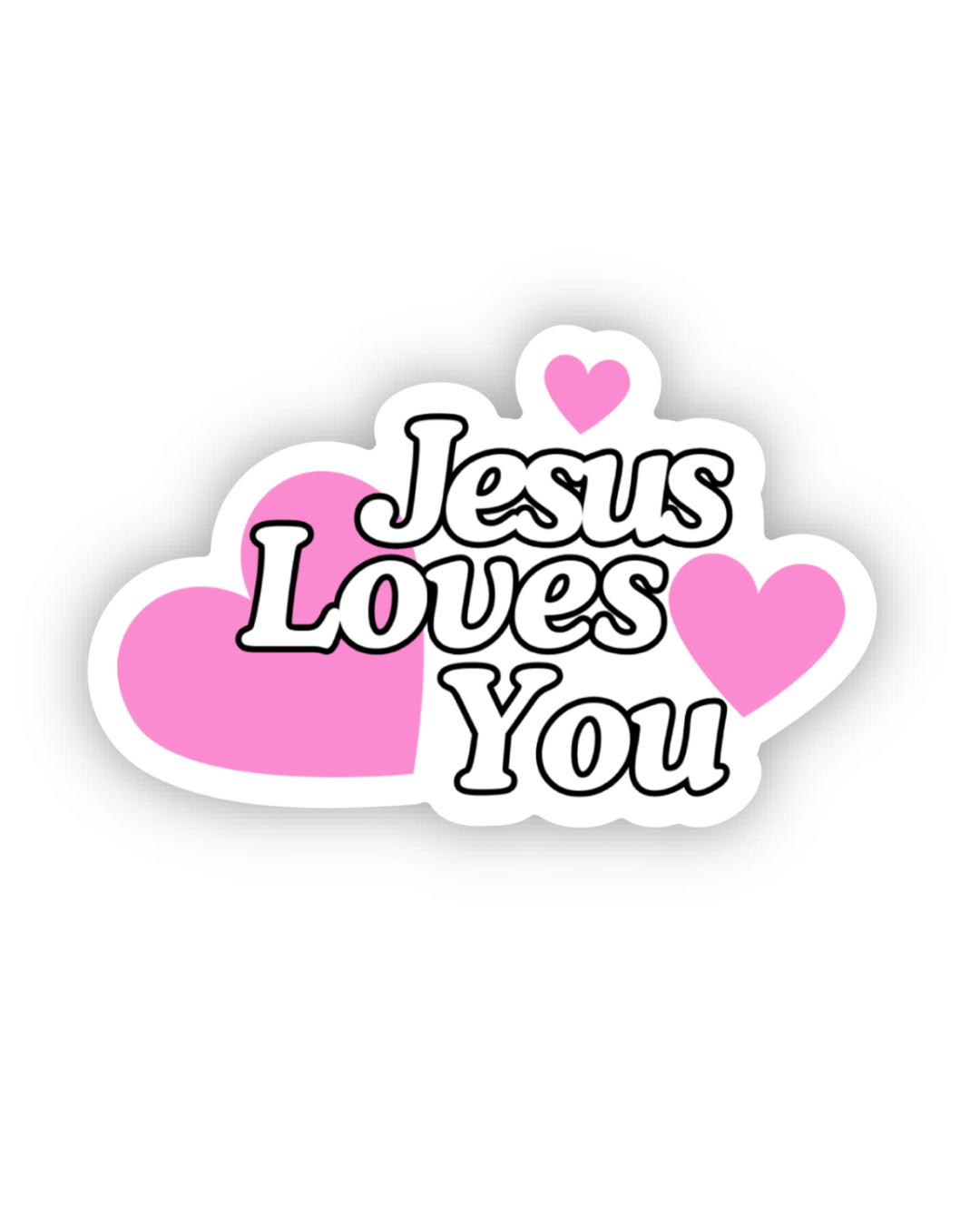 <3 JESUS STICKERS