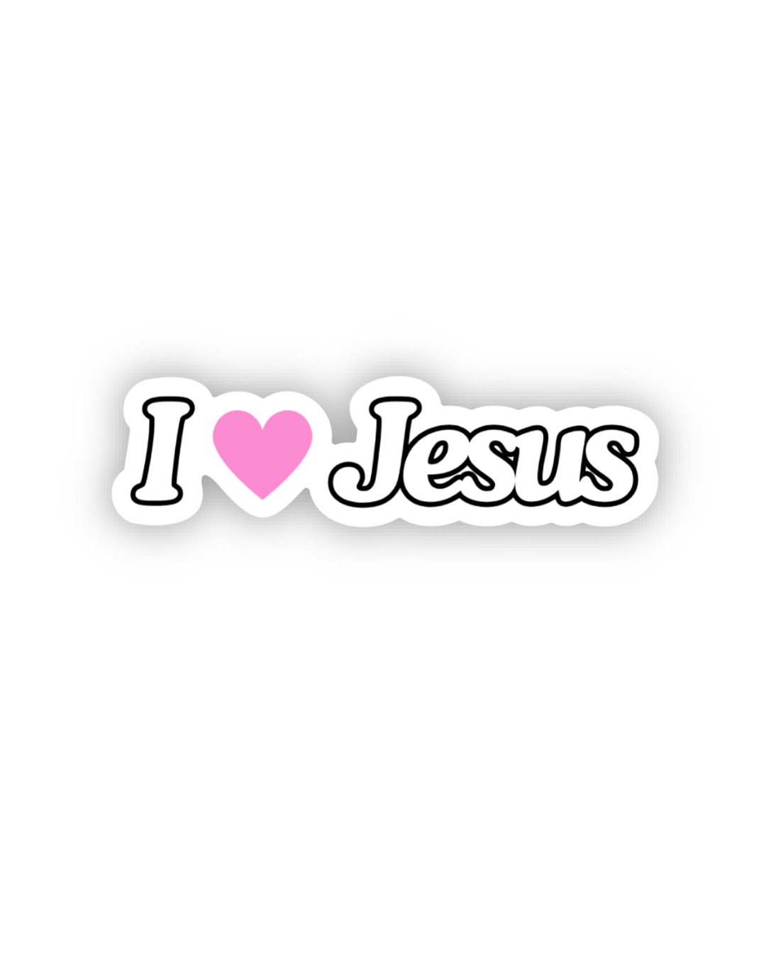 <3 JESUS STICKERS